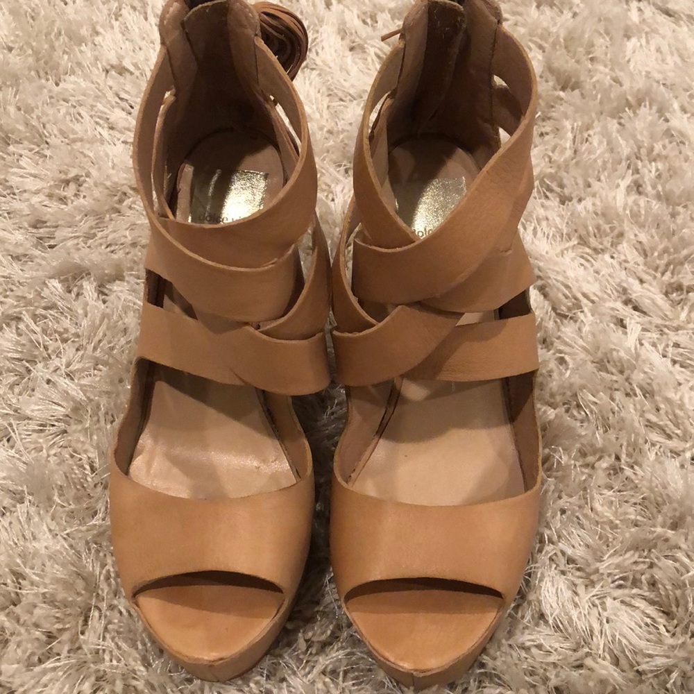 Dolce Vita leather platform sandals